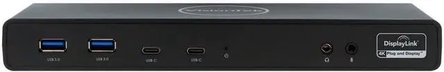Alt view image 3 of 5 - VisionTek VT4510 Dual Display 4K USB 3.0 & USB-C Docking Station with 100W Power Delivery & 2X DisplayPort Cable Bundle