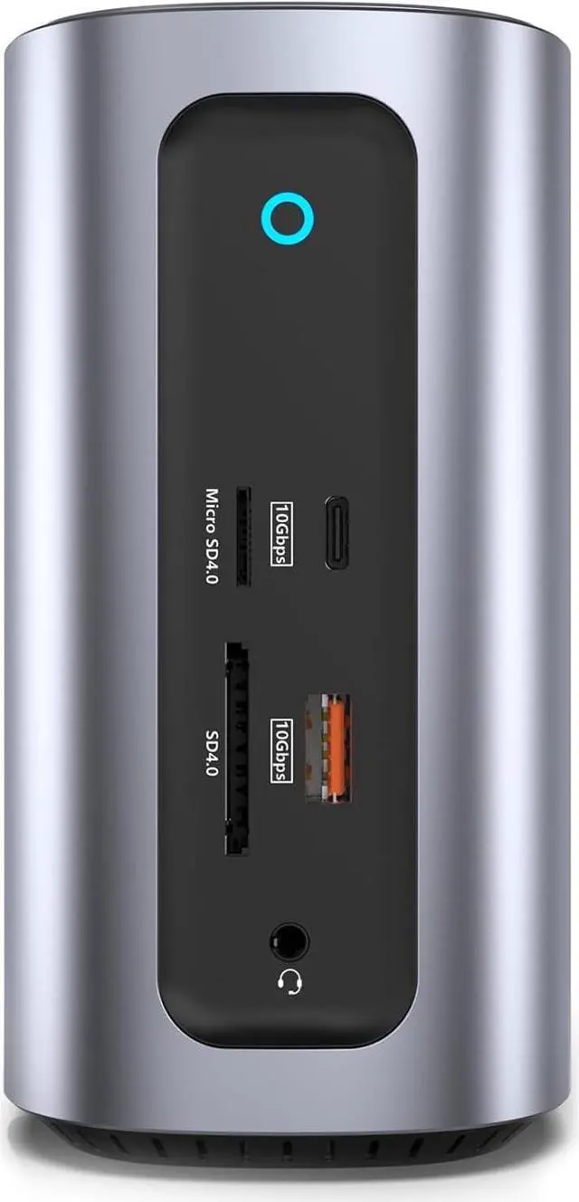 Alt view image 2 of 7 - Fairikabe USB C Docking Station, 17 in 1 Triple Display, USBC Hub Multiple Adapter, 4K Laptop Docking Station with 2 HDMI, Displayport, 100W PD Charge, 10Gbps Date Transmission, Ethernet,SD/TF+Audio