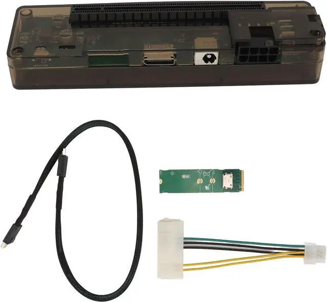 Main image of External Graphics Card Dock, M.2 M Key to Laptop Graphics Docking Station, Support PCIe Gen 4.0 High Speed, 6Pin Connector, PCIE 4.0 X16 Interface