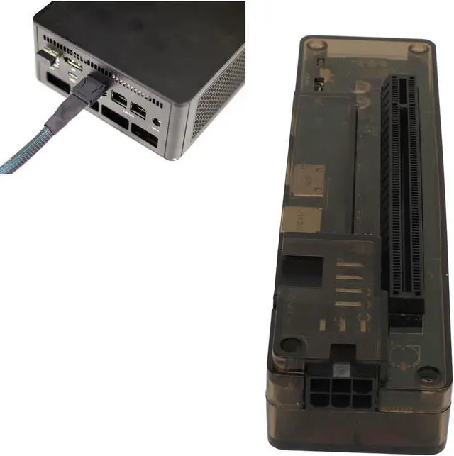 Alt view image 7 of 7 - ciciglow Laptop External Independent Video Card Dock, M.2 M Key to OCuLink Laptop Video Card Dock PCIE 4.0 X16 Interface Docking Station