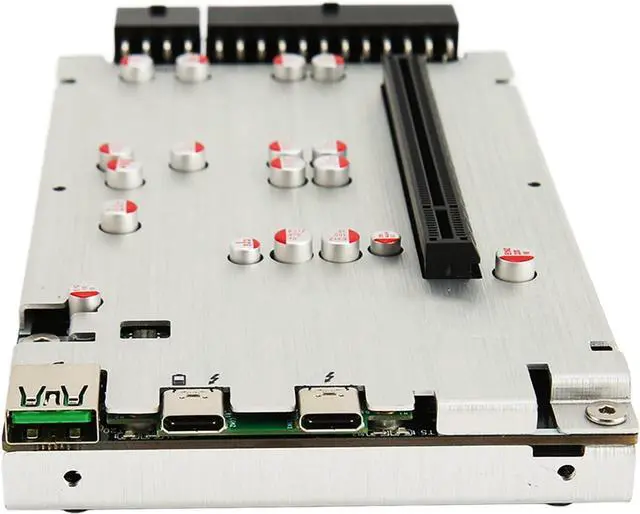 Alt view image 7 of 7 - TH3P4G3 Graphics Docking Station External Graphics Card for Thunderbolt GPU Dock 3/4 Laptop PC, ATX, SFX for Flex and Other Power Supplies, 60W PD Charging