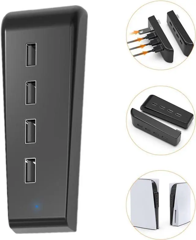 Alt view image 2 of 7 - Extension Adapter USB Adaptor Laptop Docking Stations 4 Pcs Gamepad Hub Compatible USB Docking Station for 4- USB Laptop Docking Stations USB Adaptor Game USB Hub/16