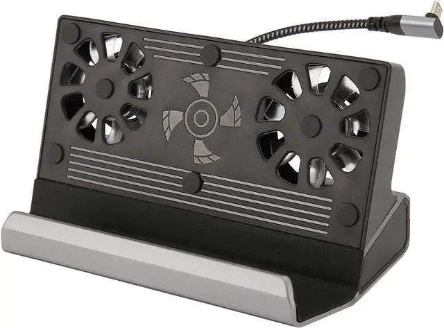 Main image of 10 in 1 Dock Station Hub, USB C Docking Station with Dual Cooling Fan, Aluminum Alloy for Steam Deck Docking Station, HD Multimedia Interface 2.0 Output