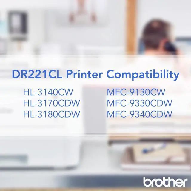 Alt view image 6 of 6 - Brother Genuine-Drum Unit, DR221CL, Seamless Integration, Yields Upto 15,000 Pages, Color