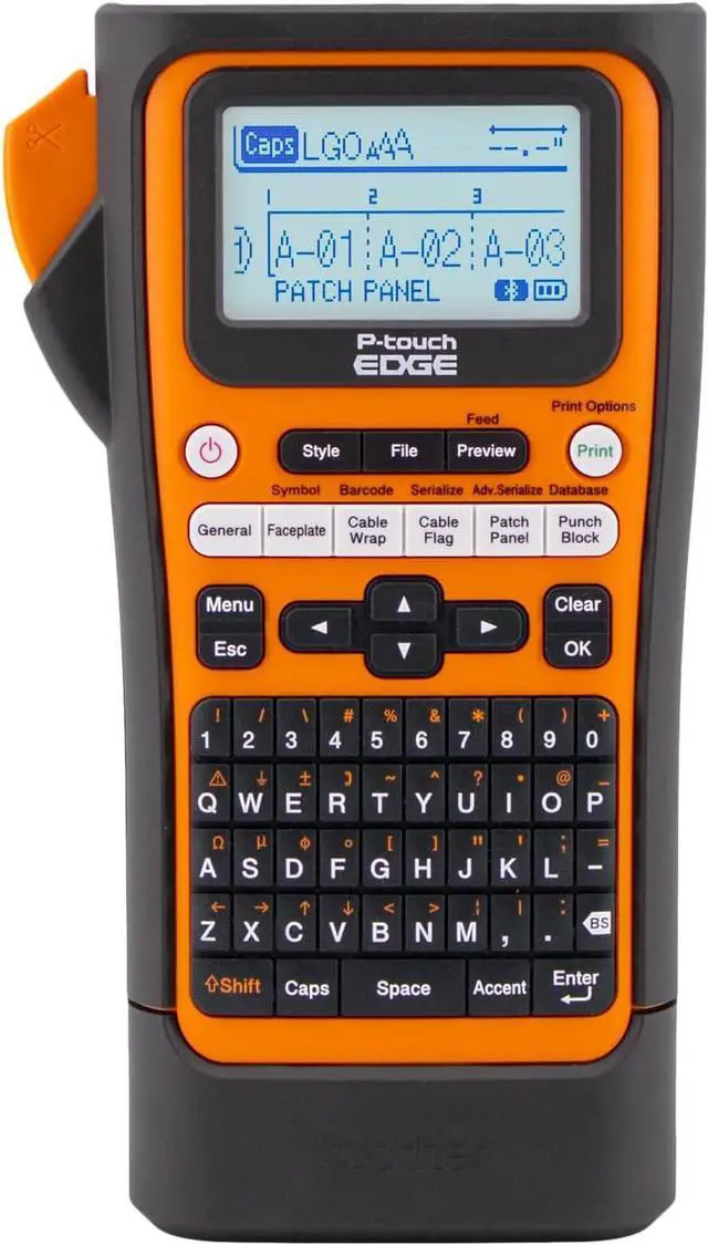 Main image of PT-E310BTVP P-Touch Edge Handheld Industrial Label Printer with Bluetooth and USB-C (up to 18mm Labels)