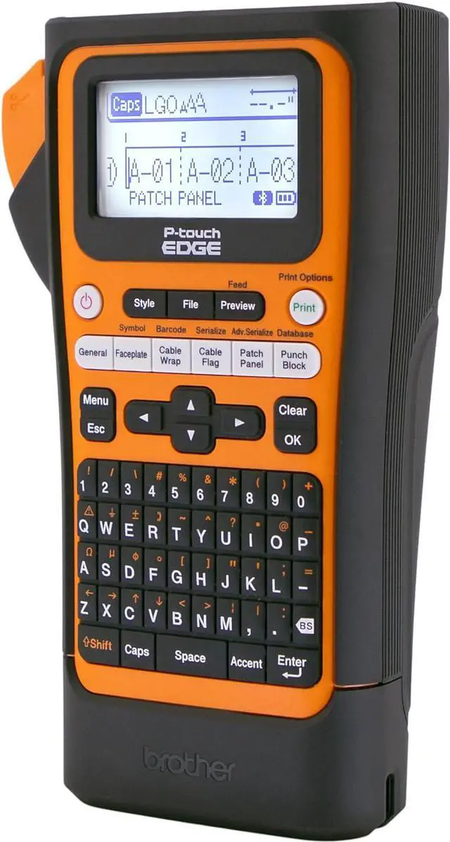 Alt view image 3 of 7 - PT-E310BTVP P-Touch Edge Handheld Industrial Label Printer with Bluetooth and USB-C (up to 18mm Labels)