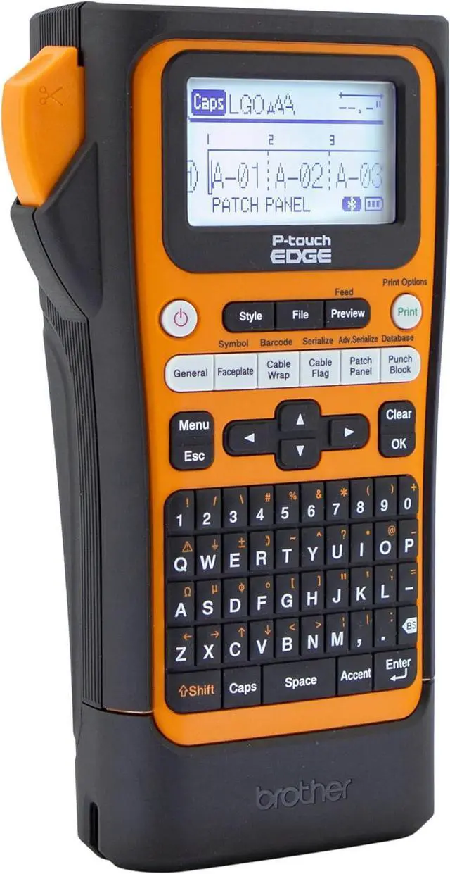 Alt view image 2 of 7 - PT-E310BTVP P-Touch Edge Handheld Industrial Label Printer with Bluetooth and USB-C (up to 18mm Labels)