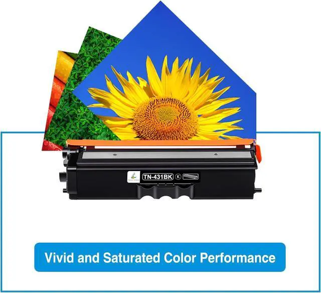 Alt view image 6 of 6 - TN-431 TN431 Toner Cartridge 4-Pack Compatible for Brother TN431 TN 431 TN-431 Toner Cartridge for Brother MFC-L8900CDW HL-L8360CDW HL-L8260CDW MFC-L8610CDW HL-L8360CDWT Printer Ink (B/C/Y/M)