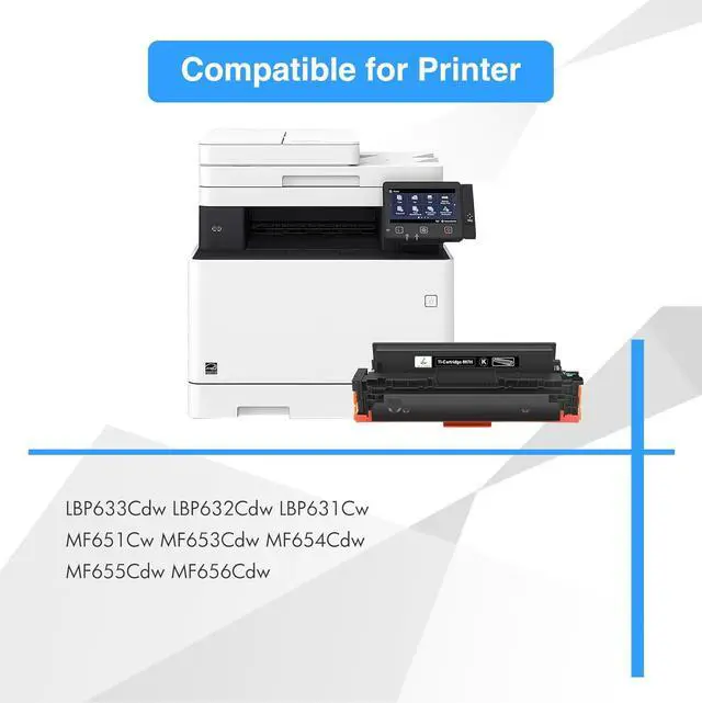 Alt view image 3 of 7 - 067H 067 Black Toner Cartridge 2 Pack LBP632CDW Compatible Replacement for Canon 067H Black 067 Color ImageCLASS MF656CDW MF654CDW MF653Cdw LBP633CDW MF651CW LBP631CW Printer High Yield Ink (2-Pack)