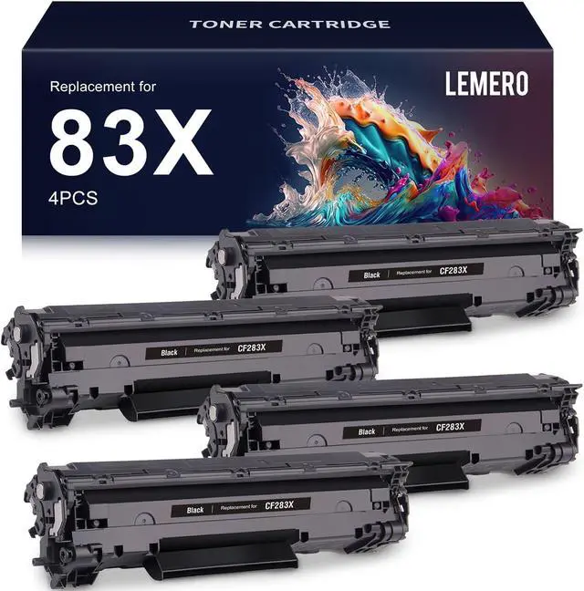 Main image of 83X CF283X Black Toner Replacement with HP 83X CF283X Black Toner Cartridge