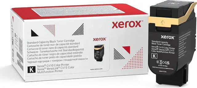 Alt view image 7 of 7 - Xerox Genuine C410 Black Standard Capacity Toner Cartridge (2,400 Pages) -006R04677