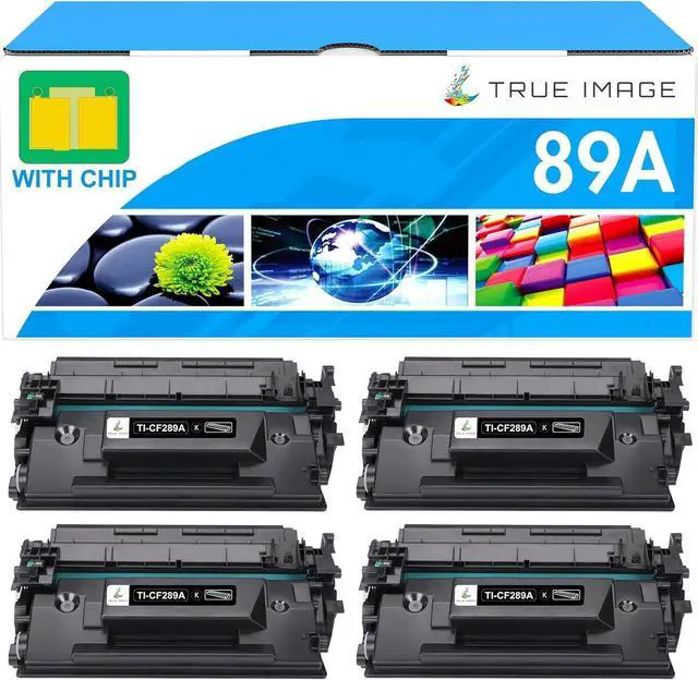 Main image of CF289A Black Toner Cartridge Compatible Replacement for HP 89A Black Toner Cartridge CF289A 89X CF289X for Enterprise M507 M507n M507dn M507x MFP M528dn M528f M528c M528z M528 Series Printer (4-Pack)
