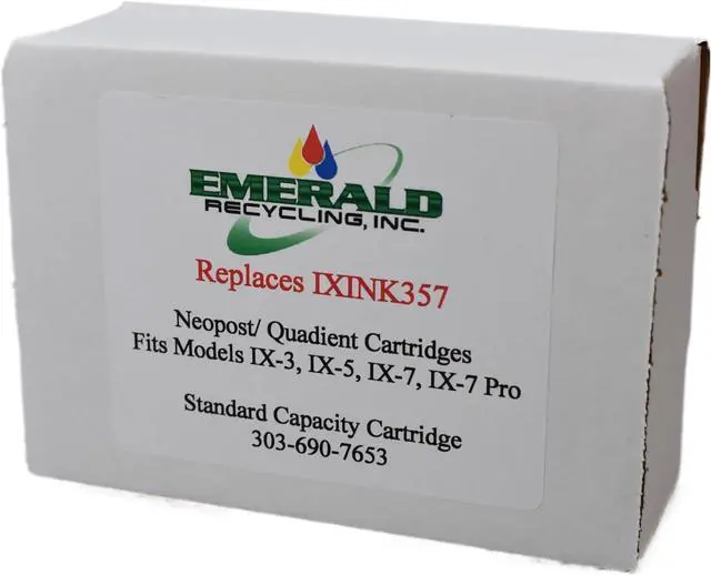 Alt view image 2 of 7 - Compatible IXINK357 Quadient Neopost Ink Cartridge, Red