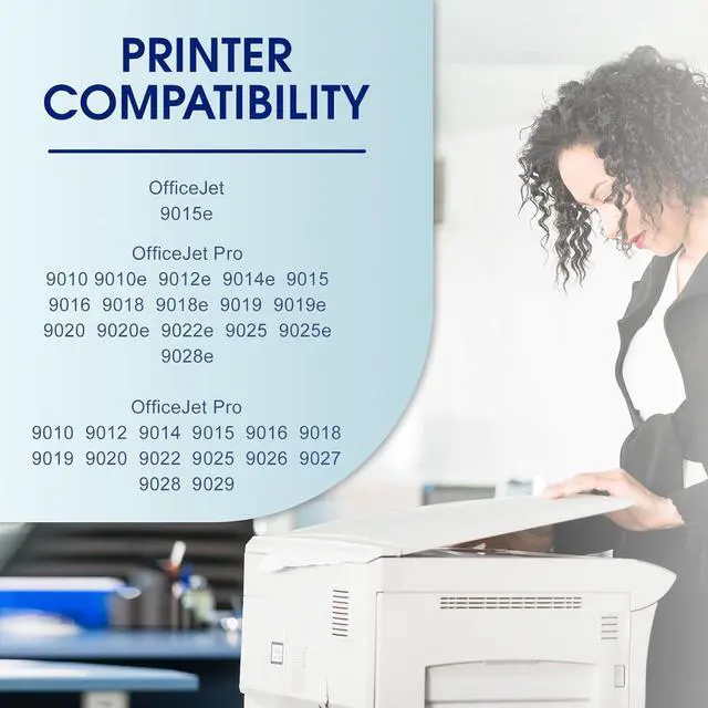 Alt view image 2 of 7 - 962XL Ink Cartridges Combo Pack Compatible for HP 962 Ink Cartridges Works with OfficeJet Pro 9010 9010e 9015 9015e 9025 9025e 9018 9018e 9012 9012e 9020 9020e (BK C Y M) 4 Pack