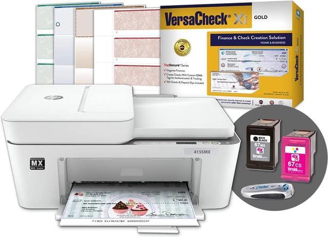 VersaCheck HP DeskJet 3755 MX MICR Check Printer 2024 and VersaCheck Checks BRAND NEW