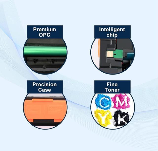 Alt view image 4 of 7 - Ennovor 304A Black Toner Cartridge Replacement for HP 304A CC530A Works with HP Color Laserjet CP2025,CM2320fxi MFP,CM2320nf MFP,CM2320n MFP; Color CP2025dn,CP2025n Printers (2 Pack)