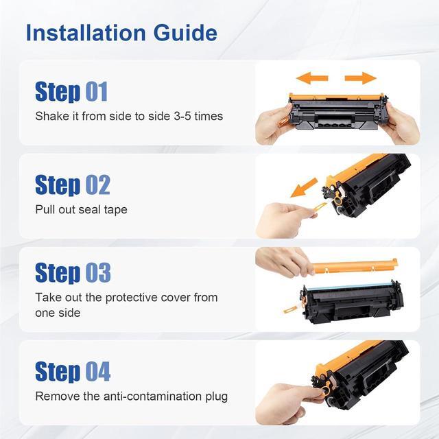 Alt view image 5 of 7 - Ennovor 134X Black Toner Cartridge Replacement for HP 134X W1340X 134A W1340A Toner Cartridge Compatible with HP M209dw MFP M234dw M234sdw M234sdn Printer (with Chip,2 Black)