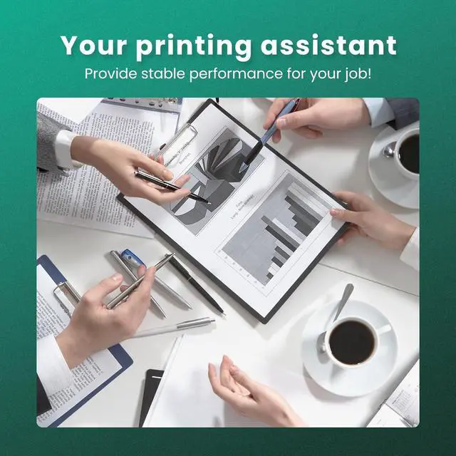 Alt view image 5 of 7 - GREENBOX Remanufactured 45 78 High-Yield Ink Cartridge Replacement for HP 45 78 51645 51645A C6578AN C6578DN for Color Copier 180 Deskjet 1100C 1220C 6122 930C 970C 990C Printer (1 Black 1 Tri-Color)