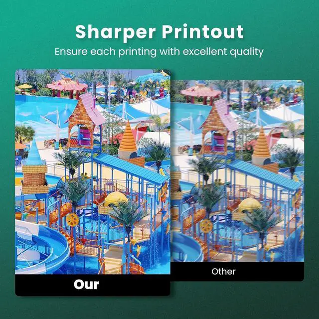 Alt view image 6 of 7 - GREENBOX Remanufactured Ink Cartridge 62 Replacement for HP 62XL 62 XL for HP Envy 7640 5660 5540 5640 5642 7645 5549 Officejet 5740 5741 8040 OfficeJet 200 250 Mobile Printer (1 Black 1 Tri-Color)