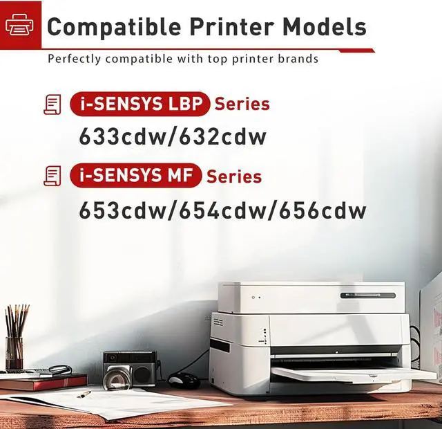 Alt view image 2 of 7 - Ennovor 067H 067 Toner Cartridges Set Compatible for Canon 067H 067 Toner Cartridge Work with Canon ImageClass MF656Cdw MF654Cdw LBP632Cdw LBP633Cdw Ink|067H B/C/Y/M,4Pack 067H Toner