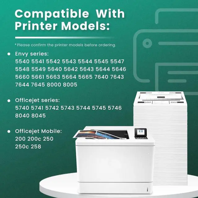 Alt view image 2 of 7 - GREENBOX Remanufactured Ink Cartridge 62 Replacement for HP 62XL 62 XL for HP Envy 7640 5660 5540 5640 5642 7645 5549 Officejet 5740 5741 8040 OfficeJet 200 250 Mobile Printer (1 Black 1 Tri-Color)