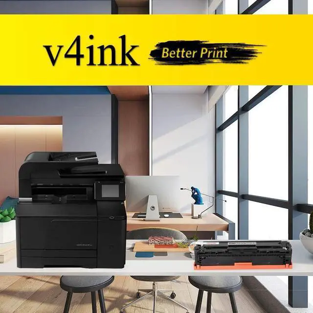 Alt view image 6 of 7 - v4ink Remanufactured Toner Cartridge Replacement for HP 131A 131X CF210A CF210X Canon 131 for use with HP Pro 200 Color M251nw, M251n, MFP M276nw, M276n , 5 Pack