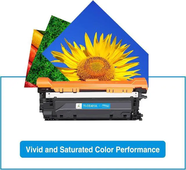 Alt view image 6 of 6 - 507X 507A Toner Cartridge Compatible Replacement for HP 507X 507A CE400X CE401A CE402A CE403A for Enterprise M551 M551n M551dn M551xh M570dn M570dw M575f Printer (Black Cyan Yellow Magenta, 4Pack)