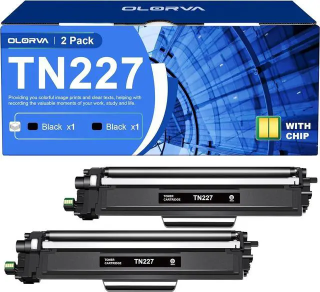 Main image of TN227BK High Yield Toner Cartridge Replacement for Brother TN227 TN-227 BK TN223BK to Work with Brother MFC-L3770CDW HL-L3290CDW HL-L3270CDW, 2 Black TN-227BK