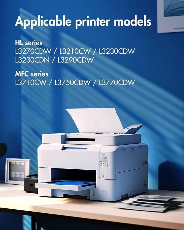 Alt view image 2 of 7 - TN227BK High Yield Toner Cartridge Replacement for Brother TN227 TN-227 BK TN223BK to Work with Brother MFC-L3770CDW HL-L3290CDW HL-L3270CDW, 2 Black TN-227BK