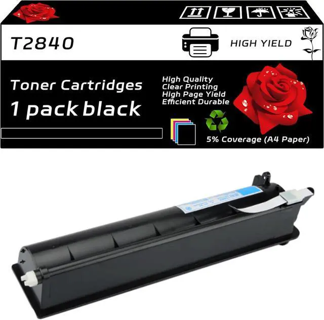 Main image of Compatible for Toshiba T2840 Toner Cartridges Work for Toshiba E Studio 200L 202L 203L 230 S230 232 232S 233 233P 280 280S 282 282S 283 283S 283P Printers, with Chip, High Yield 25000 Pages (Black)