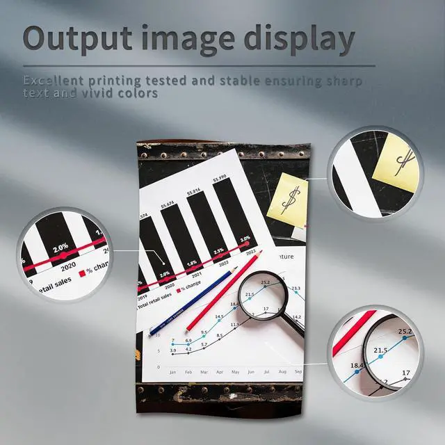 Alt view image 6 of 7 - Ennovor C2326 (No chip) High Yield Toner Cartridge Toner cartridges for Lexmark 24B7498 Compatible for Lexmark XC2326 C2326,Black