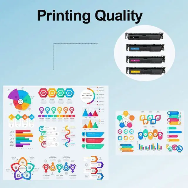 Alt view image 4 of 5 - T12 Toner Cartridge Compatible for I-SENSYS X C1333i C1333iF C1333P Printers (4-Pack)