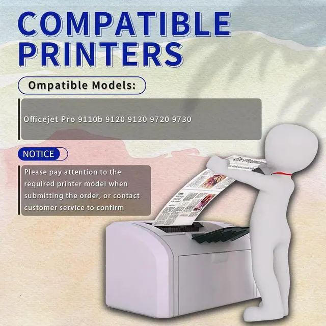Alt view image 2 of 7 - Ennovor 936XL Compatible Ink Cartridge Replacement for HP 936 for HP Officejet Pro 9110b 9120 9130 9720 9730