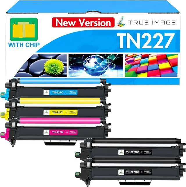 Main image of TN227 TN-227BK/C/M/Y High Yield Toner Cartridge: Compatible Replacement for Brother TN223 TN 227BK/C/M/Y for HL-L3270CDW MFC-L3770CDW HL-L3290CDW MFC-L3750CDW HL-L3210CW Printer (TN-223BK/C/M/Y 5Pack)