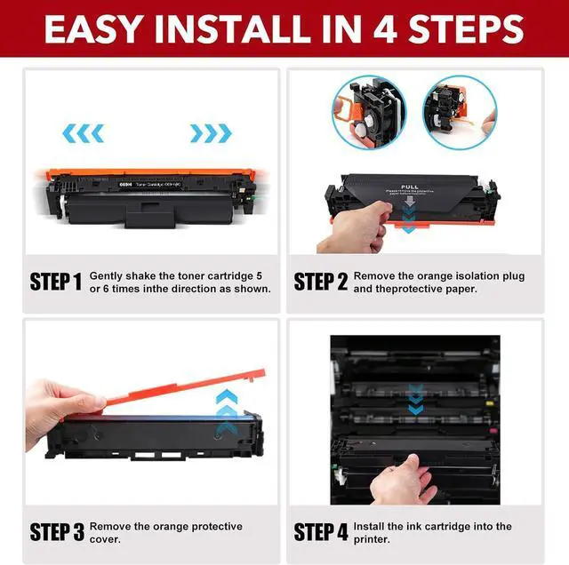 Alt view image 6 of 7 - Ennovor 069H/069 High Yield Toner Cartridge Set Replacement for Canon 069/069H with Canon imageCLASS MF753Cdw MF751Cdw LBP674Cdw Printers |4-Pack,High Capacity, Long-Lasting Performance