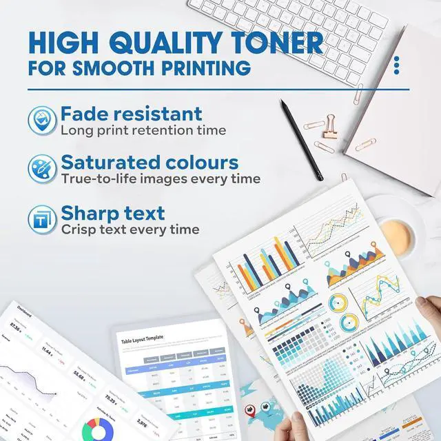 Alt view image 4 of 6 - Ennovor 202X Cyan Magenta Yellow High Yield Toner Cartridges 3 Pack Replacement for HP 202X CF500XM Toner Compatible with MFP M281fdw M281cdw M281fdn M254dw M254dn Printer