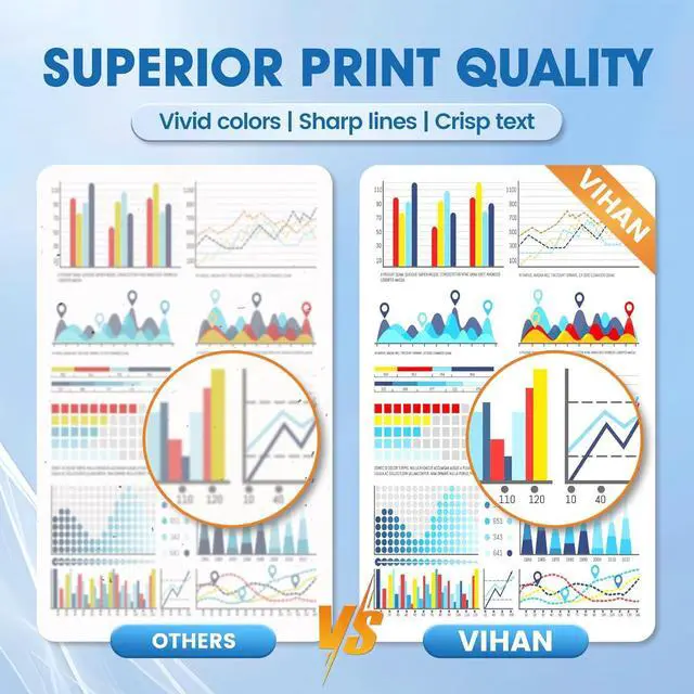 Alt view image 5 of 6 - Ennovor 202X Cyan Magenta Yellow High Yield Toner Cartridges 3 Pack Replacement for HP 202X CF500XM Toner Compatible with MFP M281fdw M281cdw M281fdn M254dw M254dn Printer