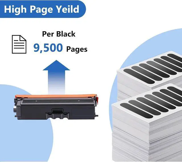 Alt view image 3 of 7 - TN439BK High Yield 9,500 Pages Replacement for Brother TN439 Black Toner Work with HL-L8360CDW HL-L9310CDW MFC-L8900CDW MFC-L8610CDW MFC-L9570CDW, Compatile TN-439 Toner Black 1-Pack