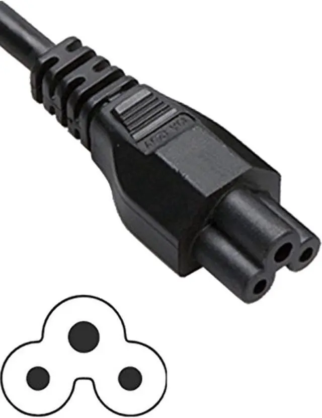 Alt view image 2 of 6 - HQRP AC Power Cord Compatible with Proview 3200, 468P, 700 HV175, 700P PL716S, HV175, PL482S, PL713S, RX-326 LCD Monitor Mains Cable