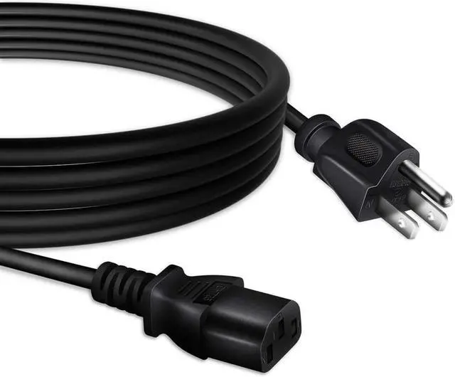 Alt view image 2 of 2 - Accessory USA 6ft/1.8m UL Listed AC in Power Cord Outlet Socket Cable Plug Lead for Psion Teklogix HU3002 Barcode Scanner Charger Docking Station