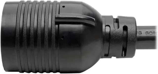 Alt view image 5 of 5 - Tripp Lite Heavy-Duty Power Extension Cord Cable 30A 10 AWG L6-30P to L6-30R w/ Locking Connectors 14ft 14' (P041-014) black