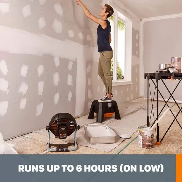 Alt view image 3 of 7 - WX095L.9 20v 9" Fan, Bare Tool Only