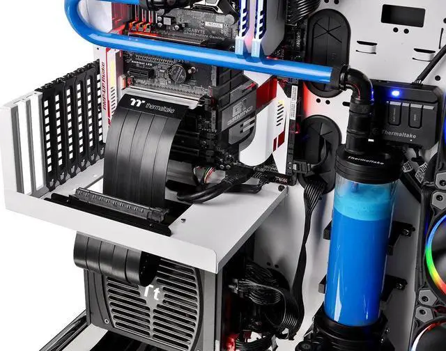 Alt view image 15 of 20 - Thermaltake AC-045-CN1OTN-C1 TT Premium PCI-E x16 3.0 Extender Riser Cable 300mm Graphic Cards - Black