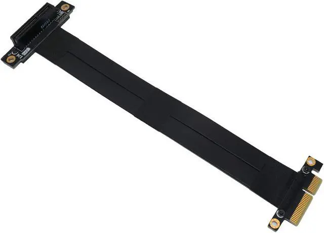Main image of PCI-E Riser PCI-E x4 Extension Cable Pcie Extension Cable Extension Port Adapter (20cm 90 Degree)-Upgrade Version