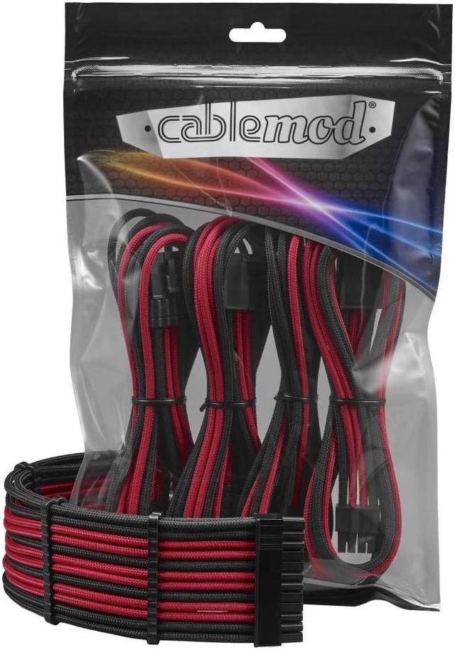 CableMod PRO ModFlex Cable Extension Kit - 8+8 Series - Black/RED