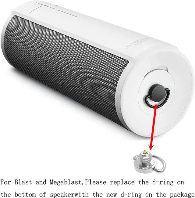 Alt view image 7 of 7 - Power Up Charging Dock Compatible with Ultimate Ears UE Boom 3/Megaboom 3/Blast/Megablast(Wall Charger and 5 Feet Cable Included) White