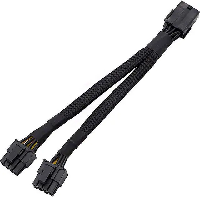 Main image of GPU VGA PCI-e 8Pin PCI Express Graphics Video Card GPU VGA 8 Pin Female to Dual GPU 8(6+2) Pin Male GPU 8 pin Splitter Power Sleeved Extension Cable 8Pin GPU (9-inch) TeamProfitcom