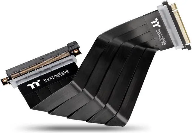 Alt view image 14 of 20 - Thermaltake AC-045-CN1OTN-C1 TT Premium PCI-E x16 3.0 Extender Riser Cable 300mm Graphic Cards - Black