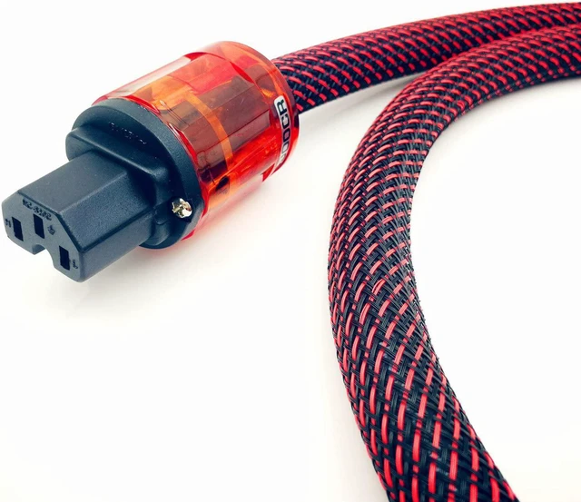 Alt view image 3 of 7 - WAudio Hi-End Hifi Audio AC Power Cable Power Cord US Plug - 3.3FT (1M)