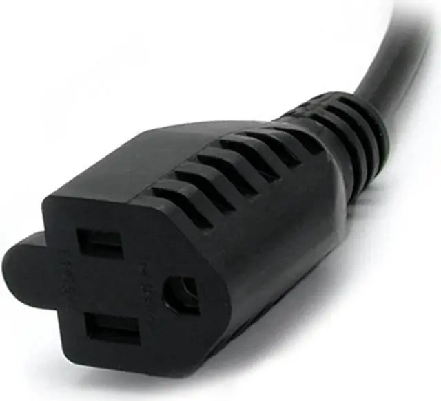 Alt view image 3 of 3 - South City Mall.com 1ft (30cm) Computer Power Cord 10 Pack - C14 to NEMA 5-15R Adapter - Multipack 3-Prong PC Monitor Cable (PAC10010PK)